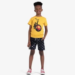 Outlet Appaman Camp Shorts BlackCheck