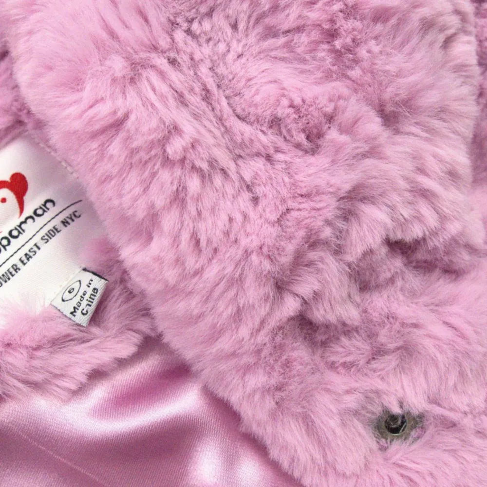 Clearance Appaman Cleo Faux Fur Coat PinkMousse