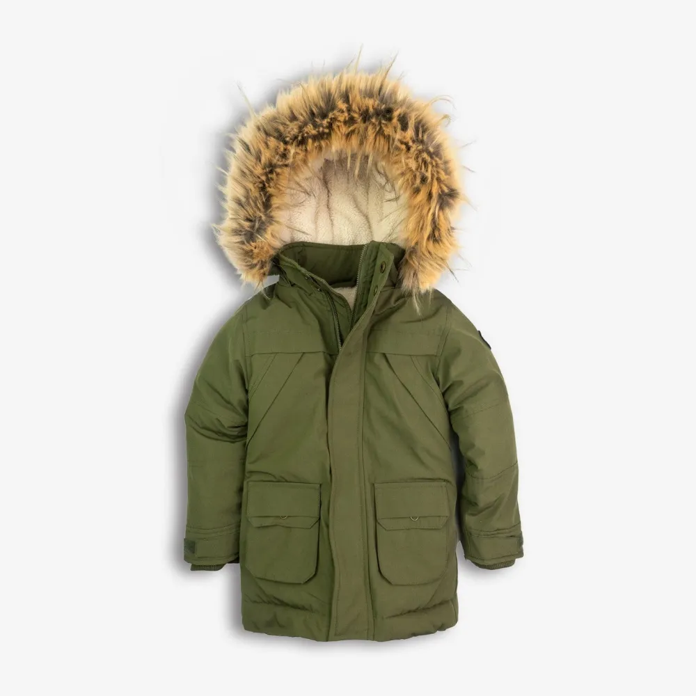 Hot Appaman Denali Down Coat Moss