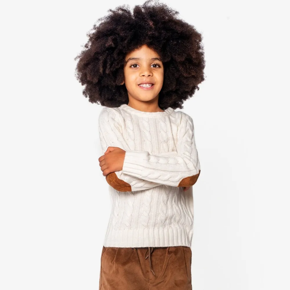 Best Appaman Fisherman Sweater WinterWhite