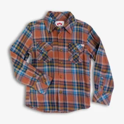 Sale Appaman Flannel Shirt Clay/JewelPlaid