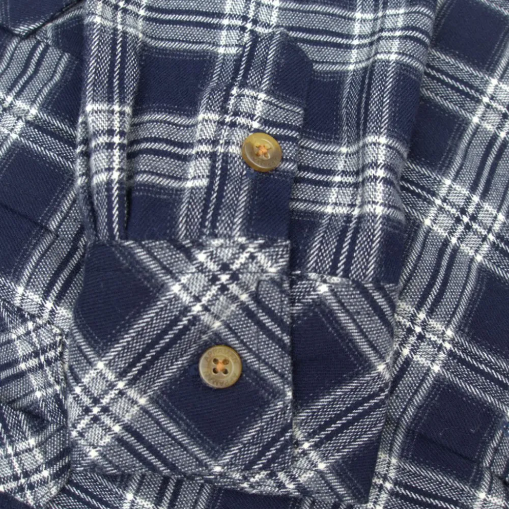 Clearance Appaman Flannel Shirt NavyPlaid