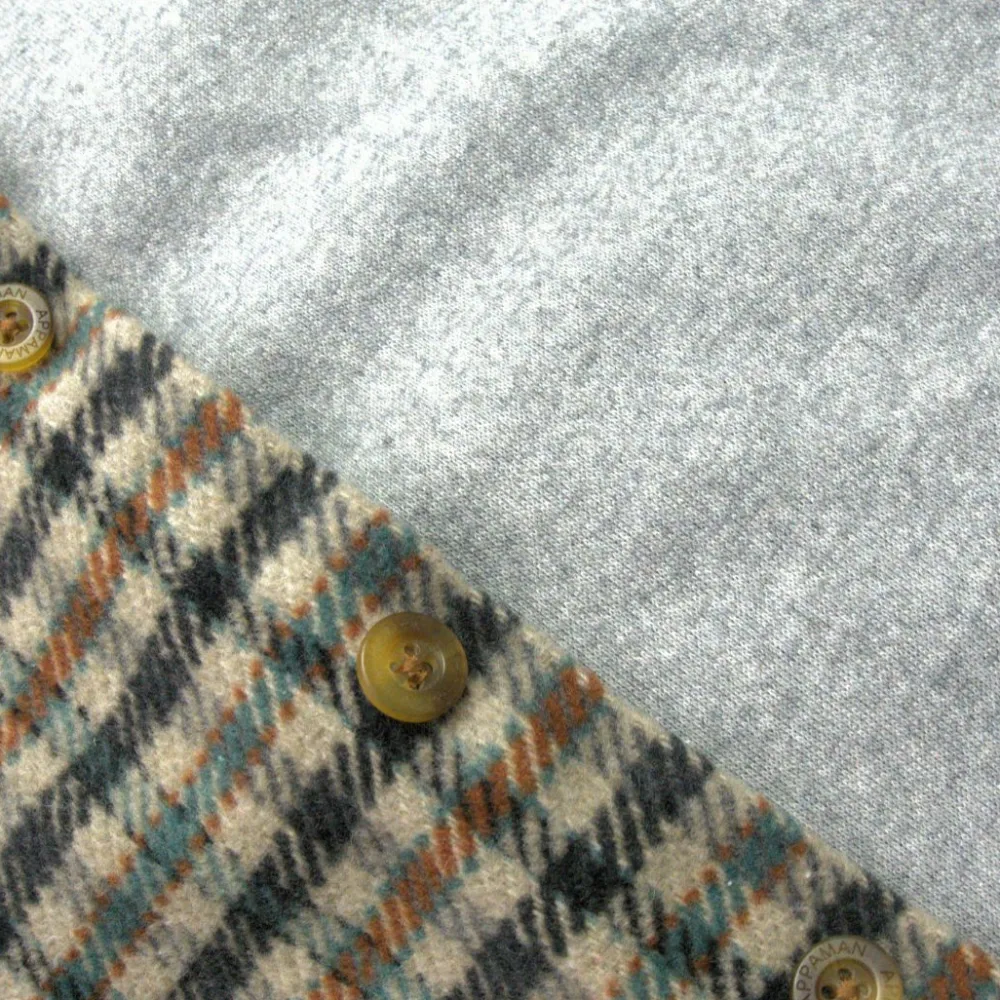 Clearance Appaman Glen Hooded Shirt Beige/TealCheck