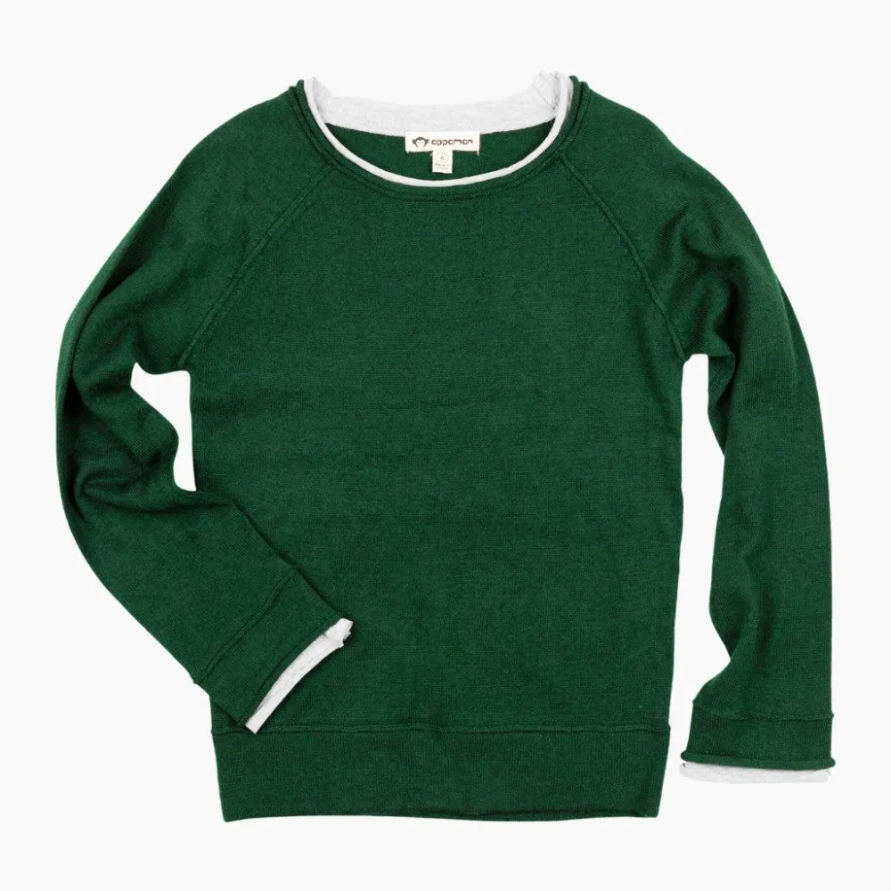 New Appaman Jackson Sweater Emerald
