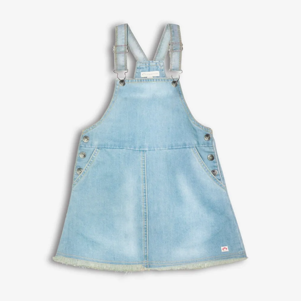 Hot Appaman Josie Overall Dress LightBlueDenim