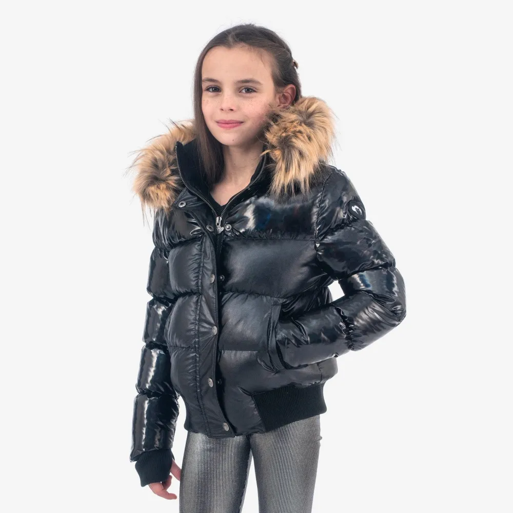 Hot Appaman Kyla Puffer Coat BlackMix