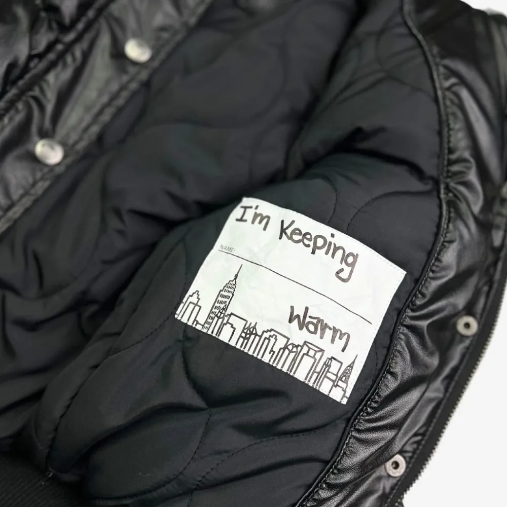 Hot Appaman Kyla Puffer Coat BlackMix