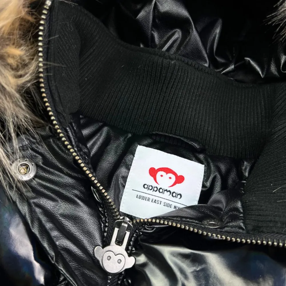 Hot Appaman Kyla Puffer Coat BlackMix