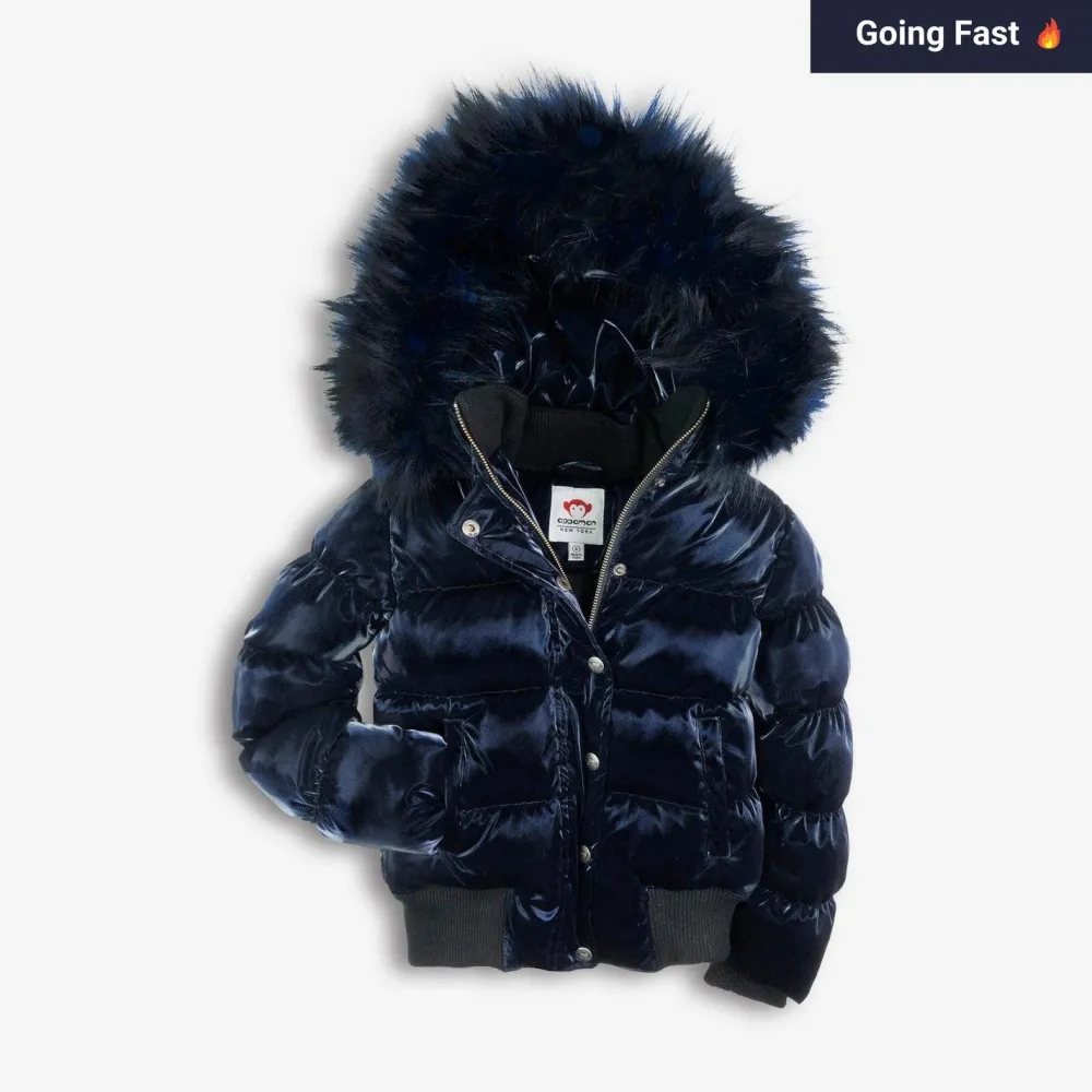 Outlet Appaman Kyla Puffer Coat NavyShine
