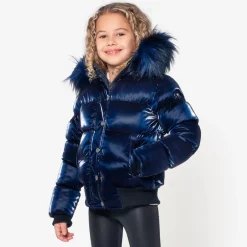 Outlet Appaman Kyla Puffer Coat NavyShine