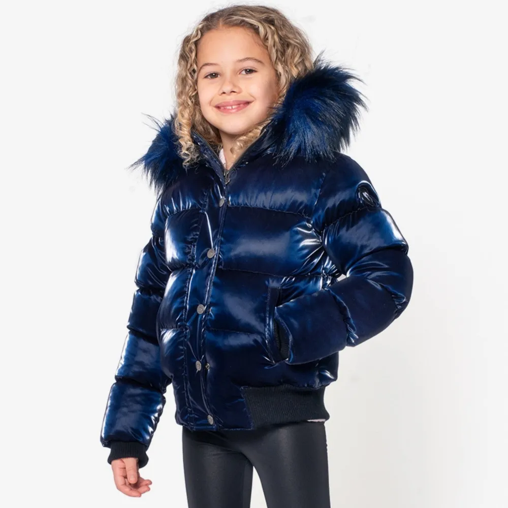 Outlet Appaman Kyla Puffer Coat NavyShine