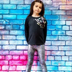 Appaman Leggings MetallicLeopard