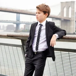 Online Appaman Logo Tie BlackLogo