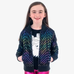New Appaman Nikki Bomber BlackRainbow