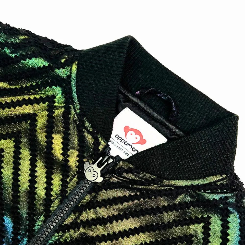 New Appaman Nikki Bomber BlackRainbow