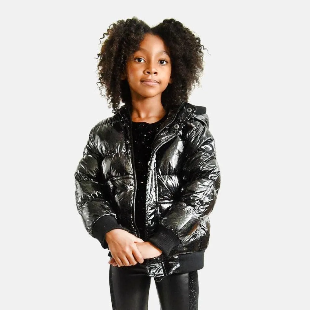 Sale Appaman Puffy Coat BlackGlitter