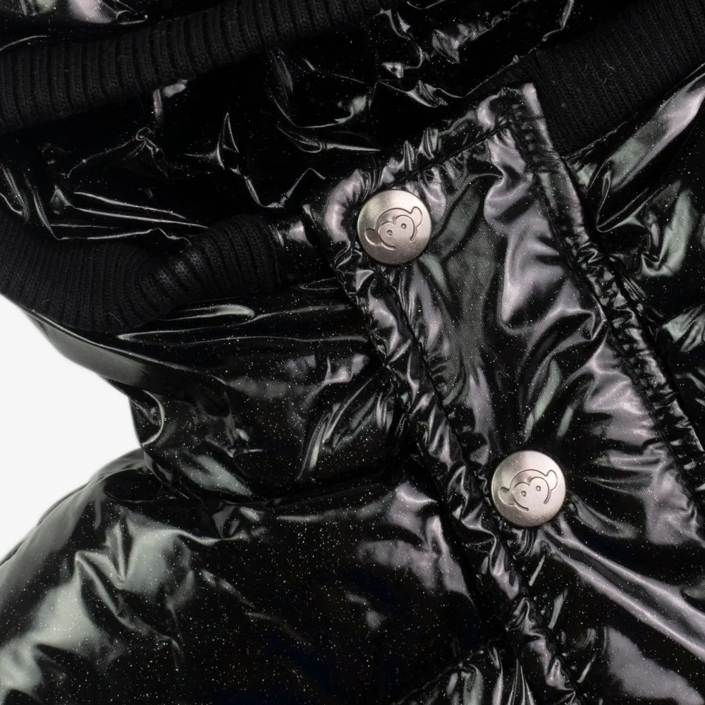 Sale Appaman Puffy Coat BlackGlitter