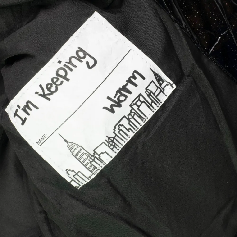 Sale Appaman Puffy Coat BlackGlitter