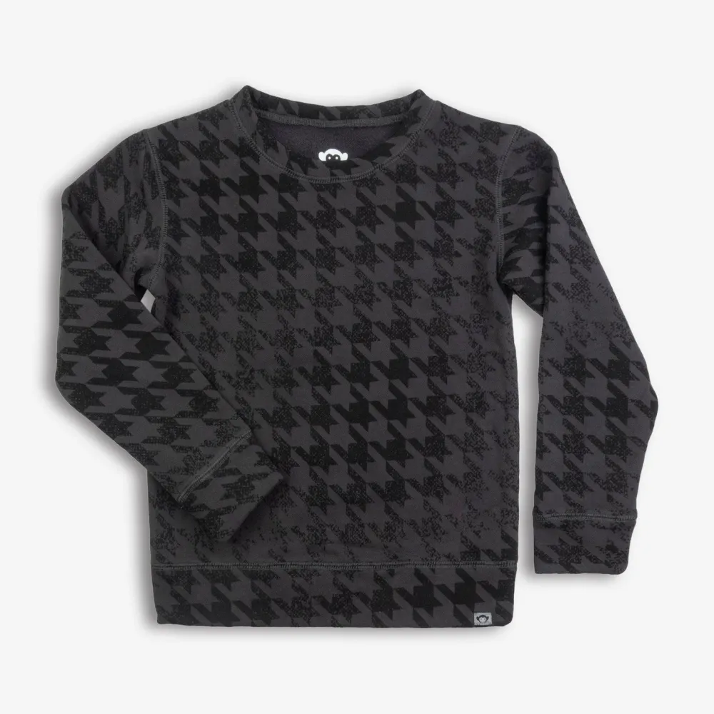 Online Appaman Revel Crewneck BlackHoundstooth
