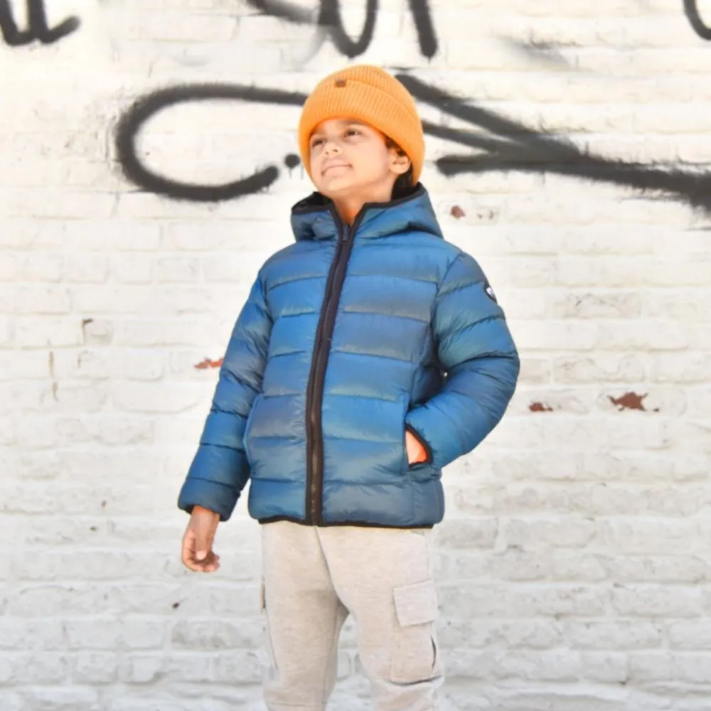 New Appaman Reversible Puffer BlueWave