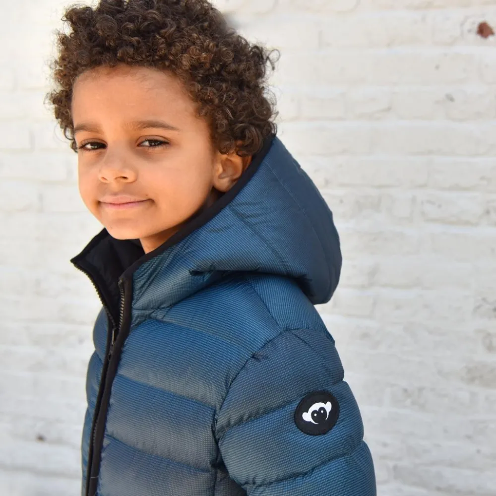 New Appaman Reversible Puffer BlueWave