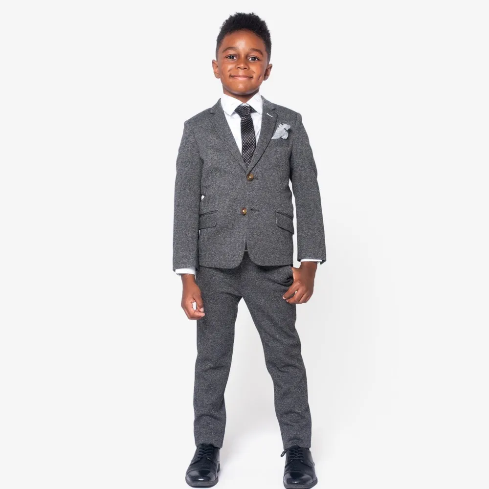 Hot Appaman Stretchy Suit Pant NoirMicroPlaid