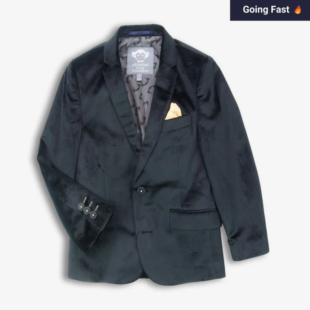 New Appaman Suit Blazer BlackVelvet