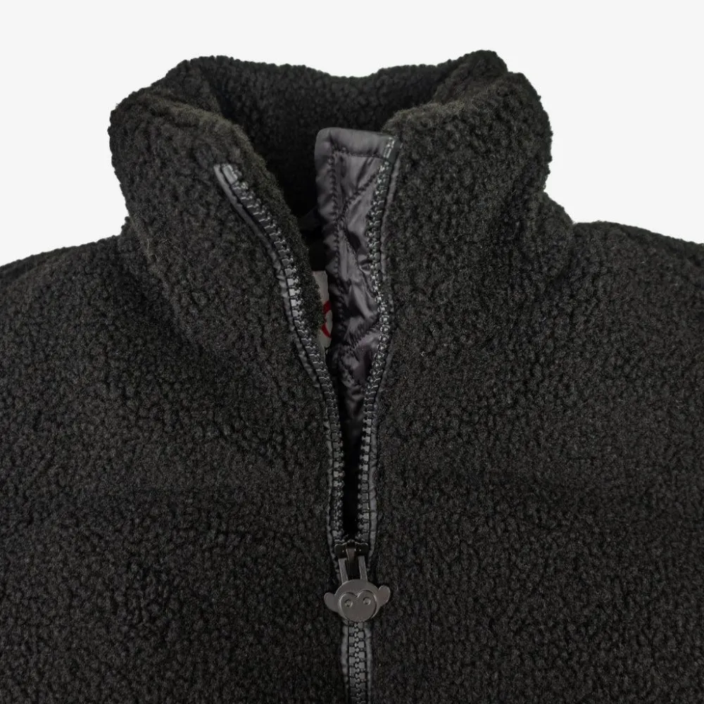 Hot Appaman Teddy Cropped Puffer Black