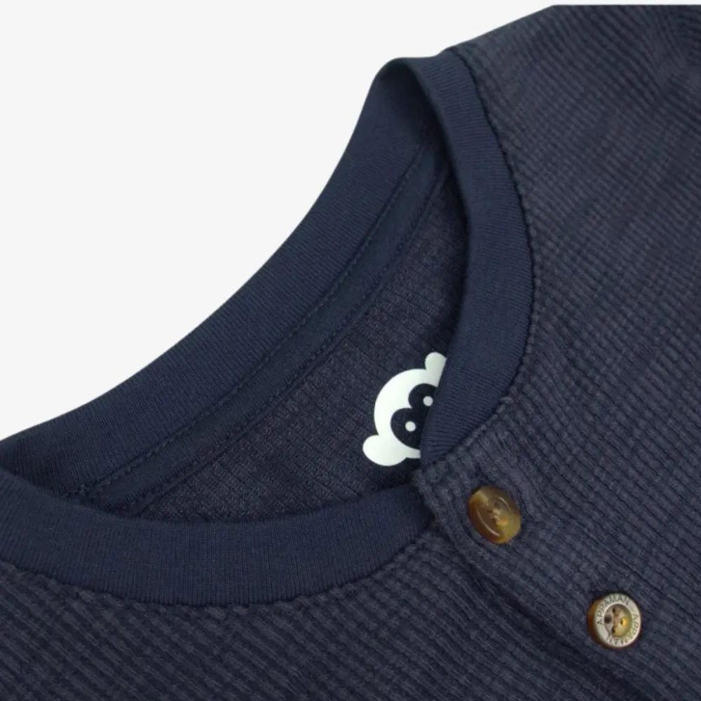Discount Appaman Thermal Henley Indigo