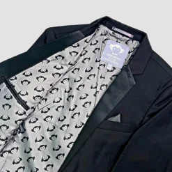 Hot Appaman Tuxedo Suit Jacket Black